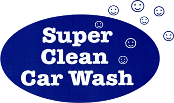 logo for Super Clean Full Service Car Wash and Detail Shop